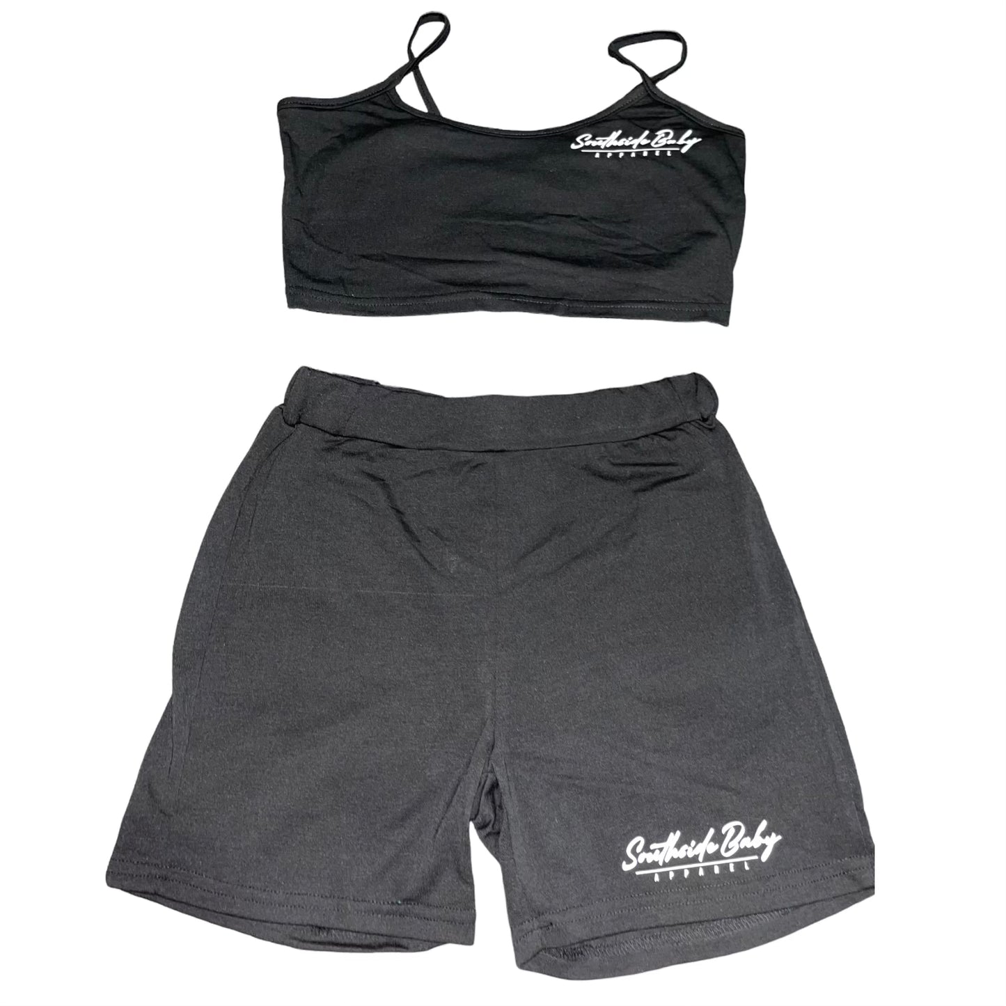 Script SSB Biker Short Set - Black