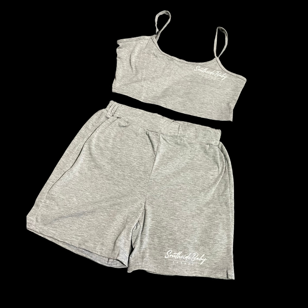 Script SSB Biker Short Set - Grey