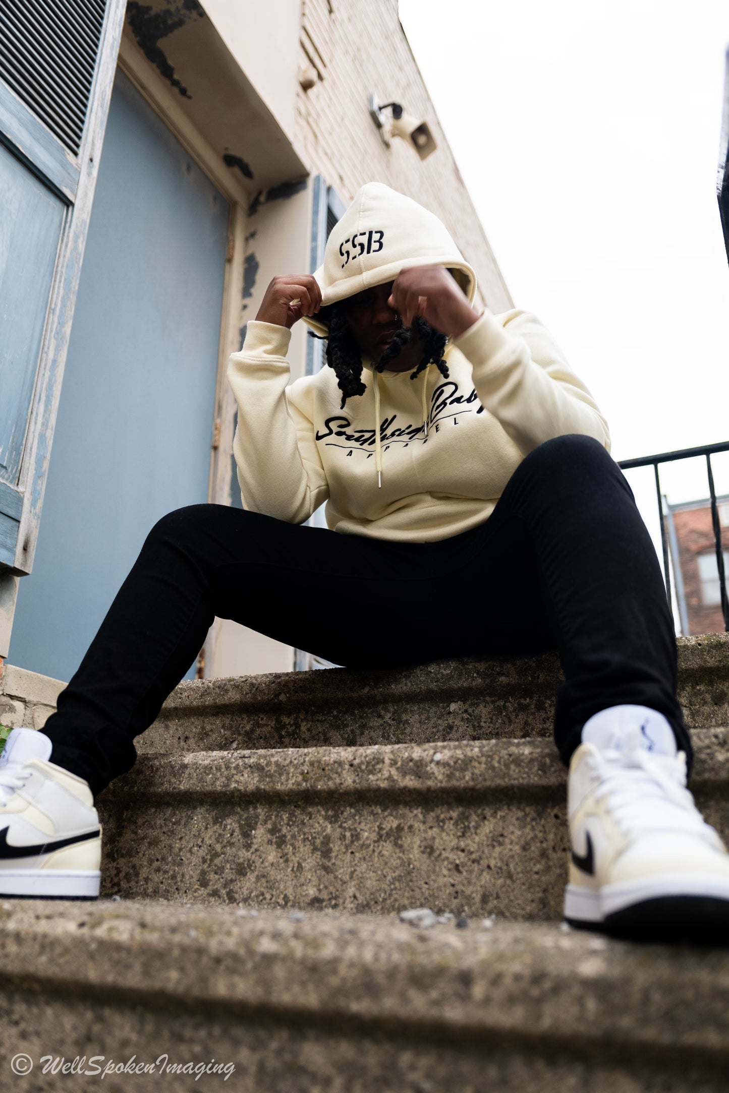 SSB Script Hoodie - Beige